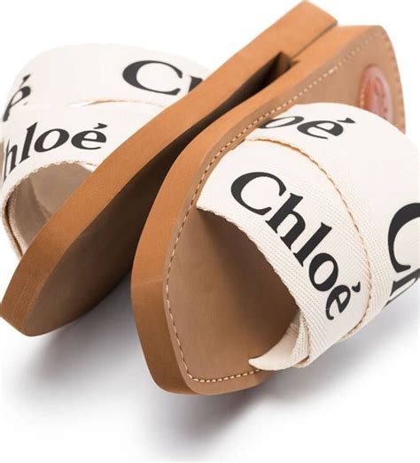 chloe woody slippers wit|chloe women's slippers.